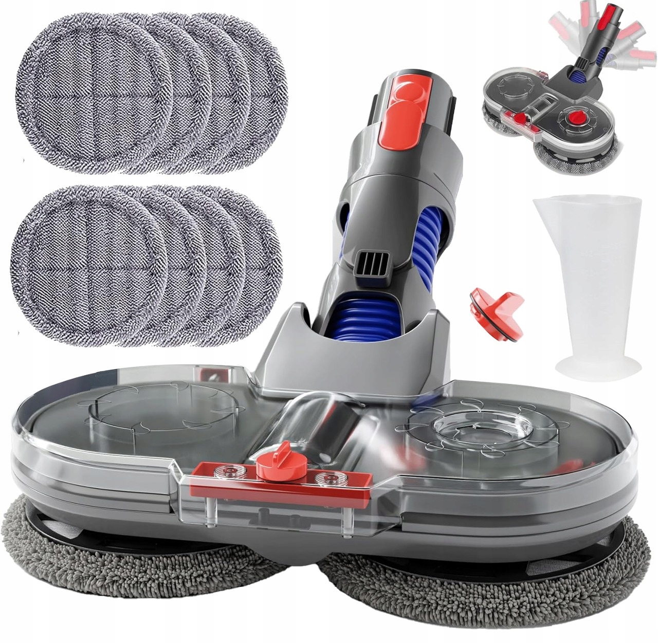 UKONČENIE KEFY PRE VYSÁVAČ DYSON V7 V8 V10 V11 + 8 KRYTOV